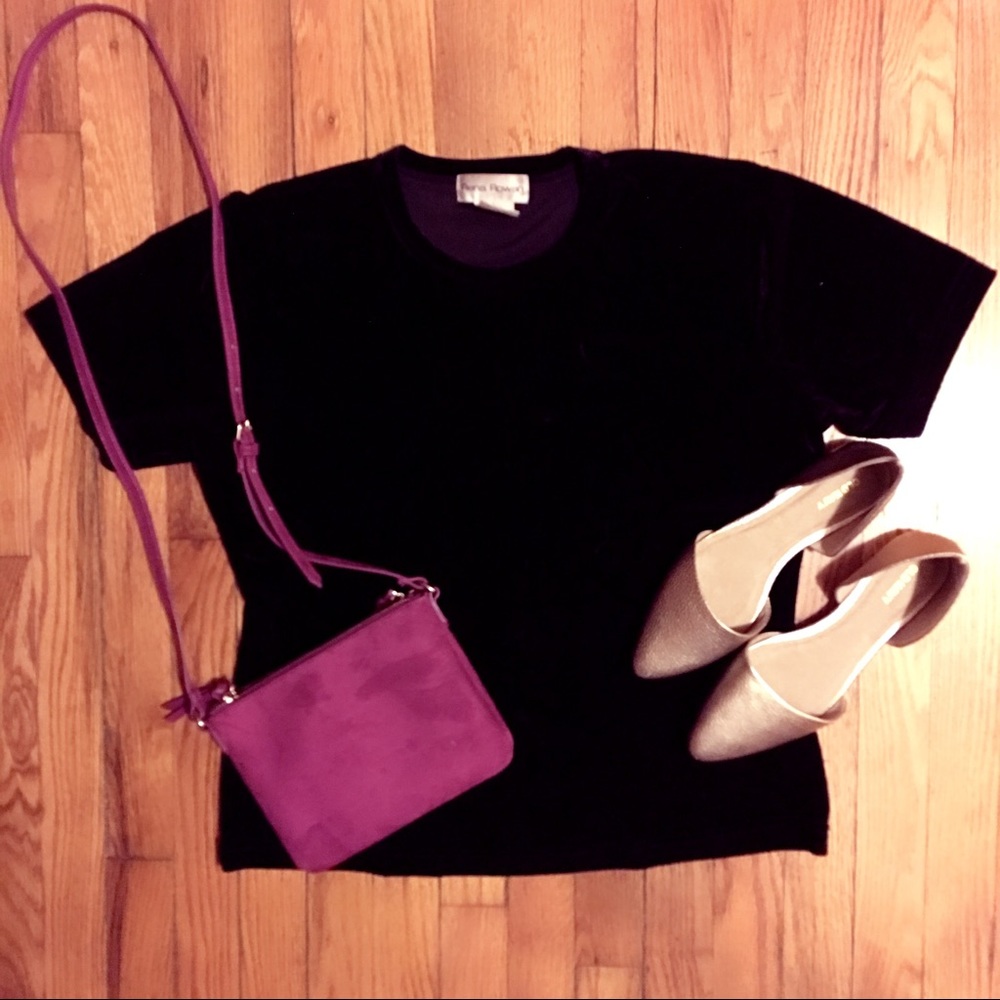 Velour is the New Black: Rena Rowan Velvet Tee